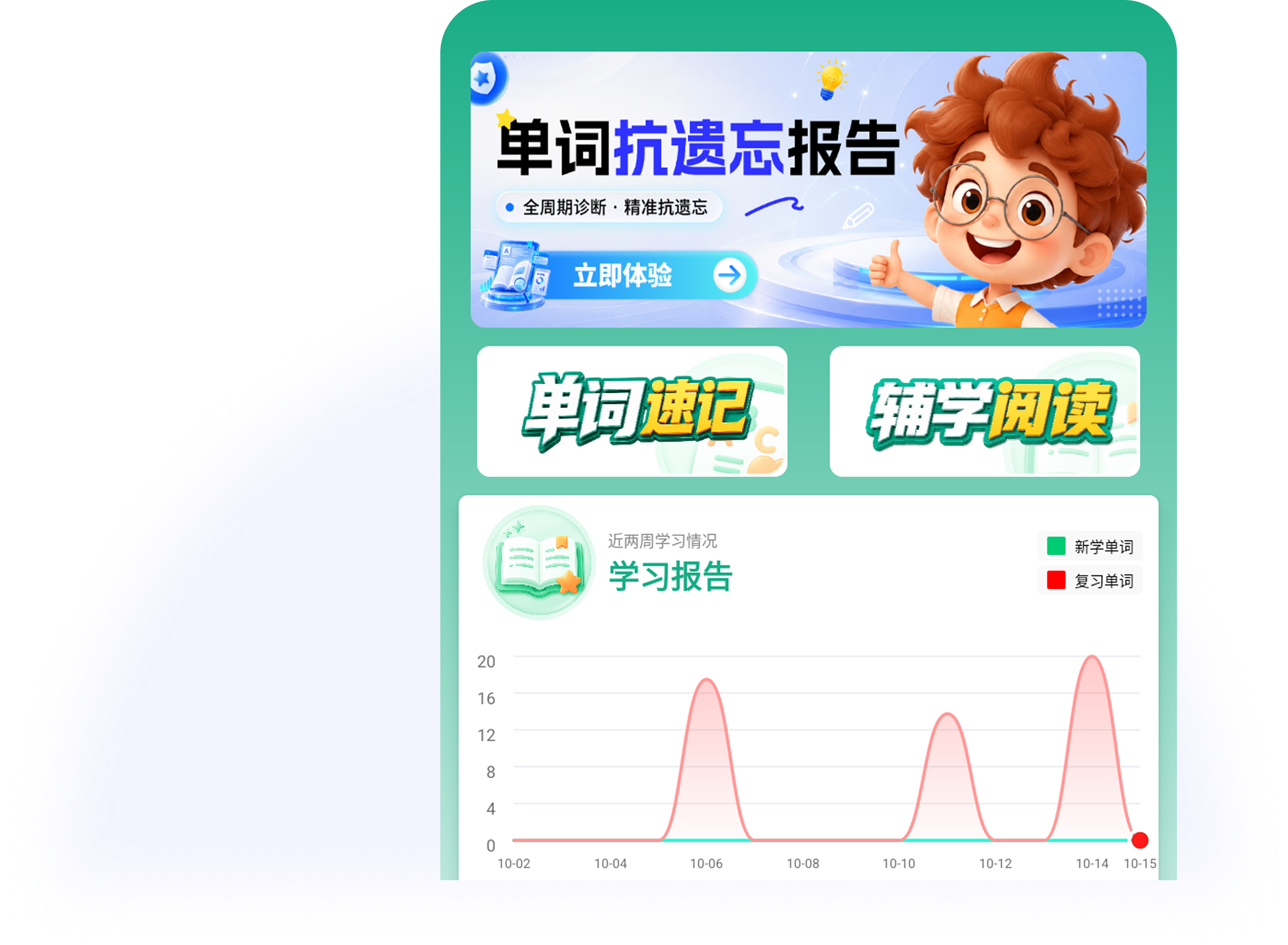 单词抗遗忘报告与学习报告